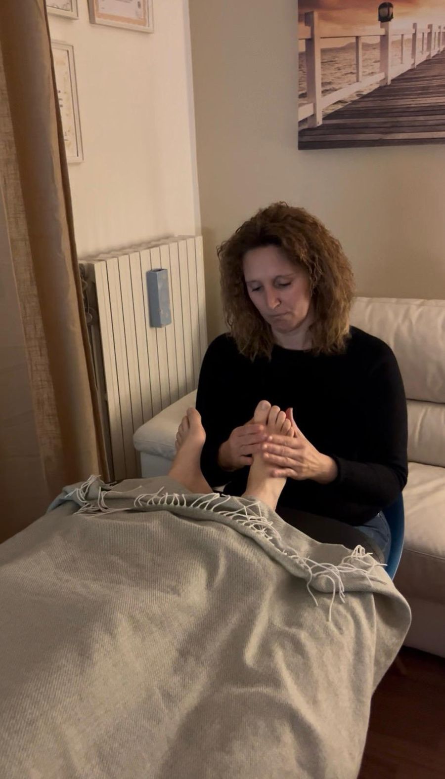 Sessione di riflessologia plantare emozionale
